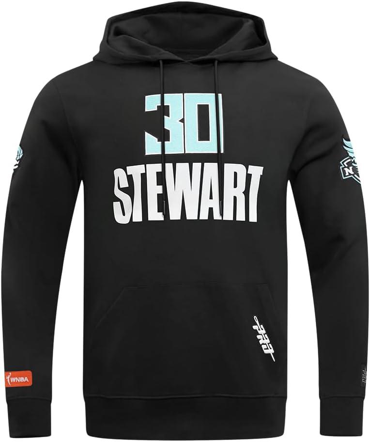 image:imagePro Standard Mens WNBA New York Liberty Classic Player Name And Number Pull Over HoodieBlack