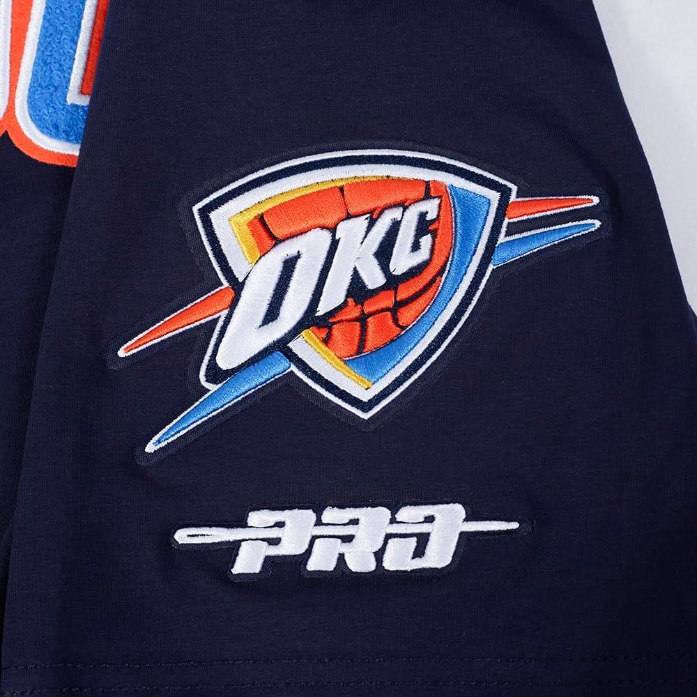 image:imagePro Standard NBA Mens Mens NBA Oklahoma City Thunder Classic Player Cotton Short Sleeve TeeMidnight Navy