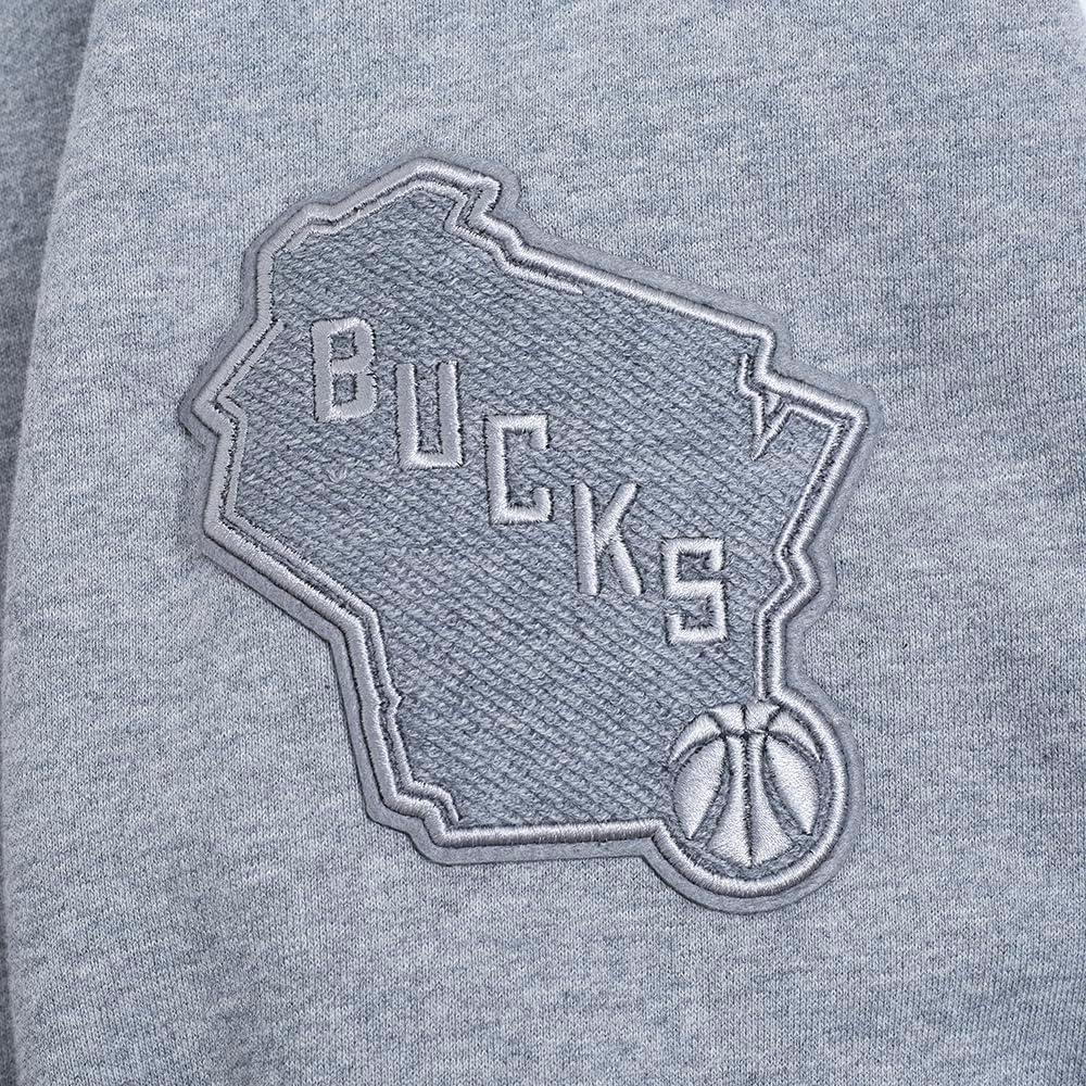 image:imagePro Standard NBA mens Mens Nba Reverse French Terry Brushed Back French Terry Pull Over HoodieDark Heather Gray