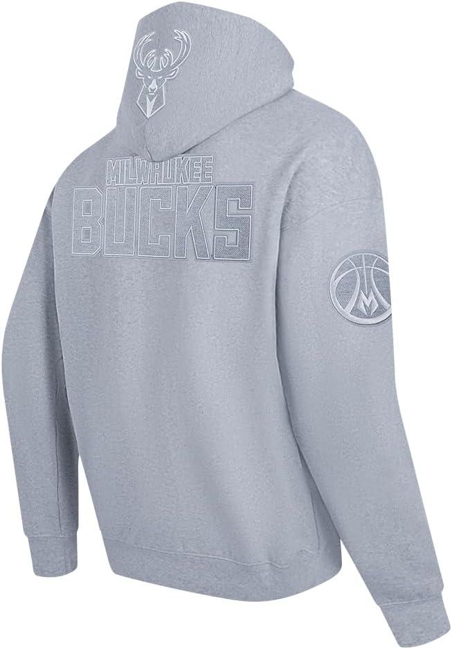 image:imagePro Standard NBA mens Mens Nba Reverse French Terry Brushed Back French Terry Pull Over HoodieDark Heather Gray