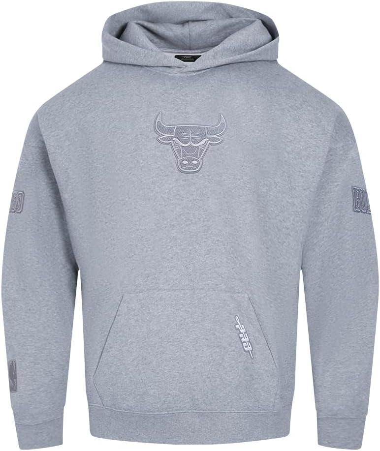 image:imagePro Standard NBA mens Mens Nba Reverse French Terry Brushed Back French Terry Pull Over HoodieDark Heather Gray