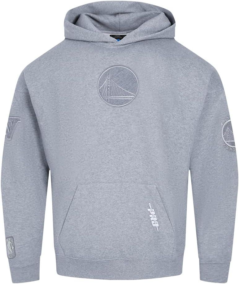 image:imagePro Standard NBA mens Mens Nba Reverse French Terry Brushed Back French Terry Pull Over HoodieDark Heather Gray