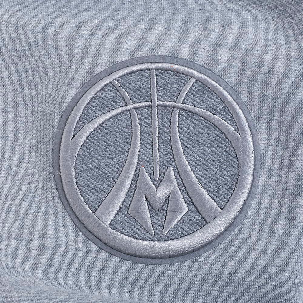 image:imagePro Standard NBA mens Mens Nba Reverse French Terry Brushed Back French Terry Pull Over HoodieDark Heather Gray