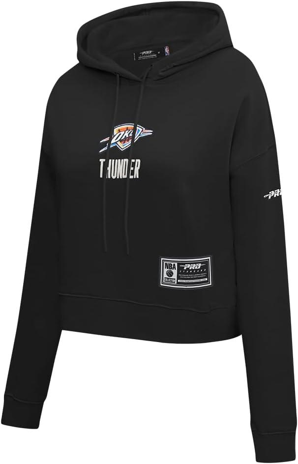 image:imagePro Standard NBA womens Womens Nba Modern Originals Brushed Back French Terry Cropped Pullover HoodieBlack
