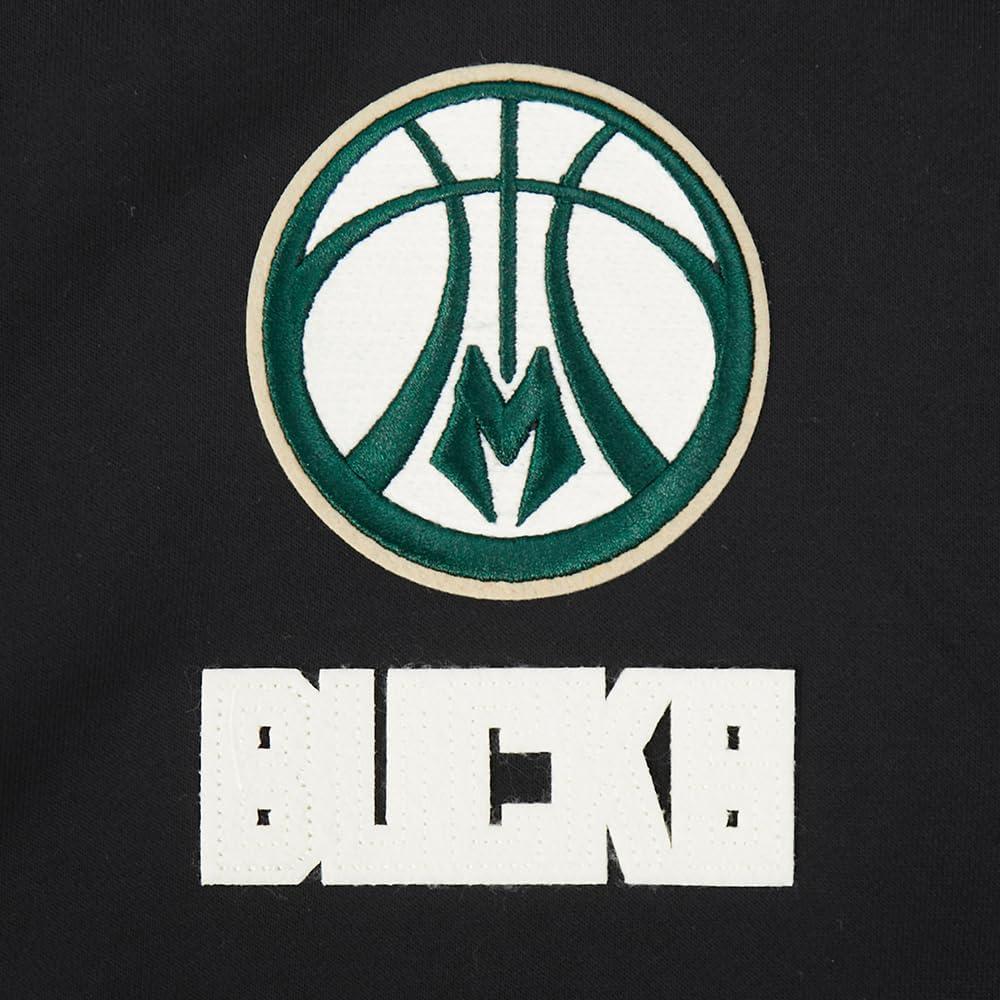 image:imagePro Standard NBA womens Womens Nba Modern Originals Brushed Back French Terry Cropped Pullover HoodieBlack