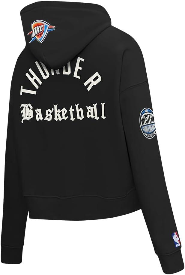 image:imagePro Standard NBA womens Womens Nba Modern Originals Brushed Back French Terry Cropped Pullover HoodieBlack