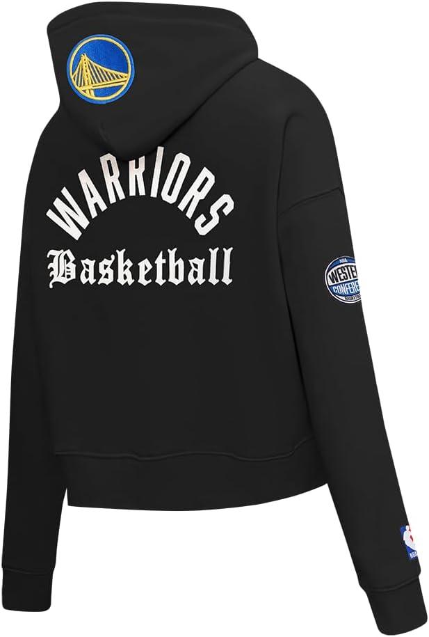 image:imagePro Standard NBA womens Womens Nba Modern Originals Brushed Back French Terry Cropped Pullover HoodieBlack
