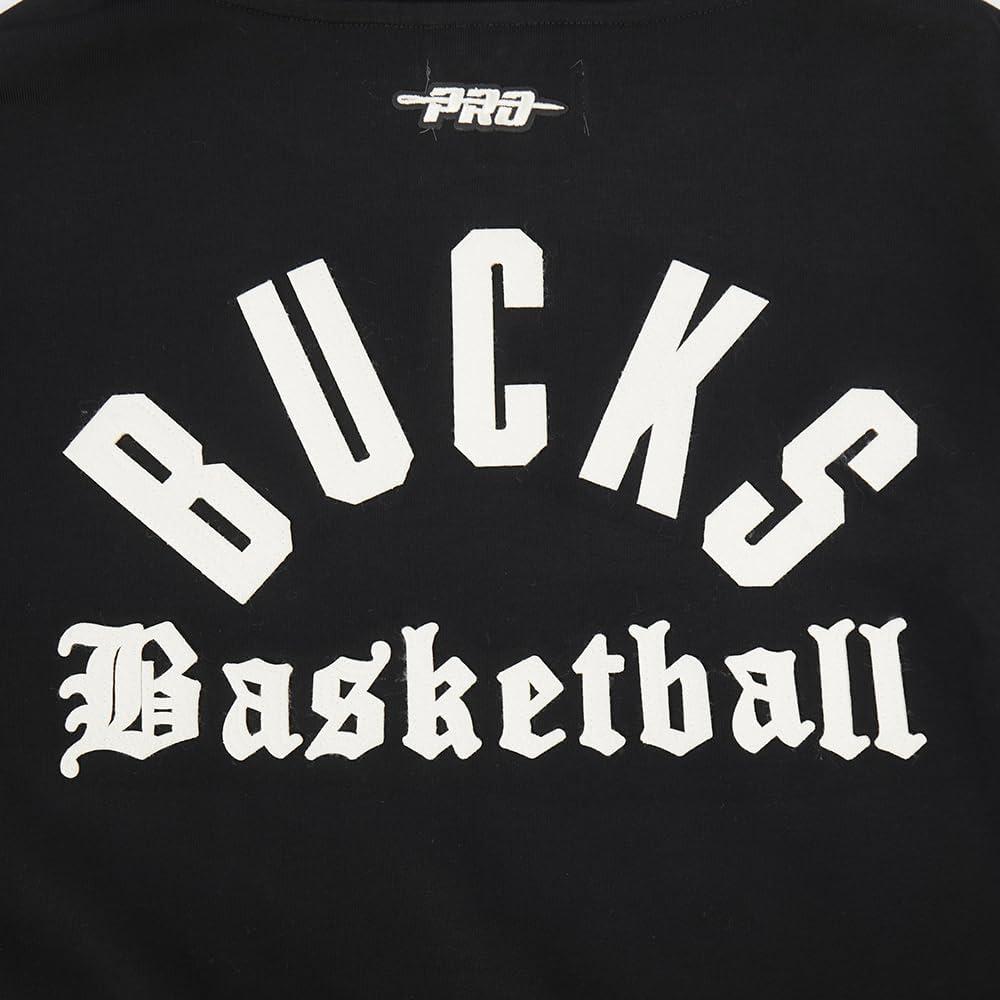 image:imagePro Standard NBA womens Womens Nba Modern Originals Brushed Back French Terry Cropped Pullover HoodieBlack