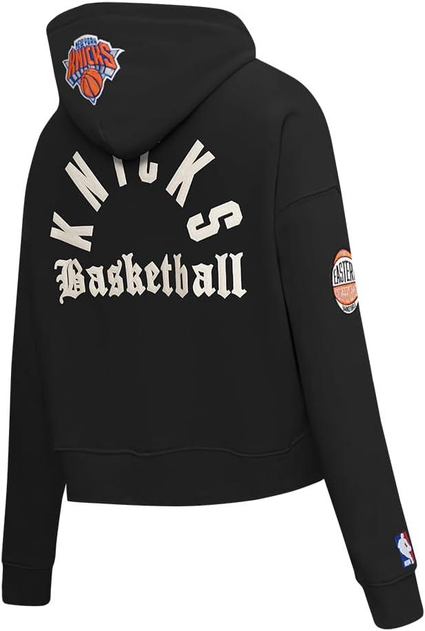 image:imagePro Standard NBA womens Womens Nba Modern Originals Brushed Back French Terry Cropped Pullover HoodieBlack