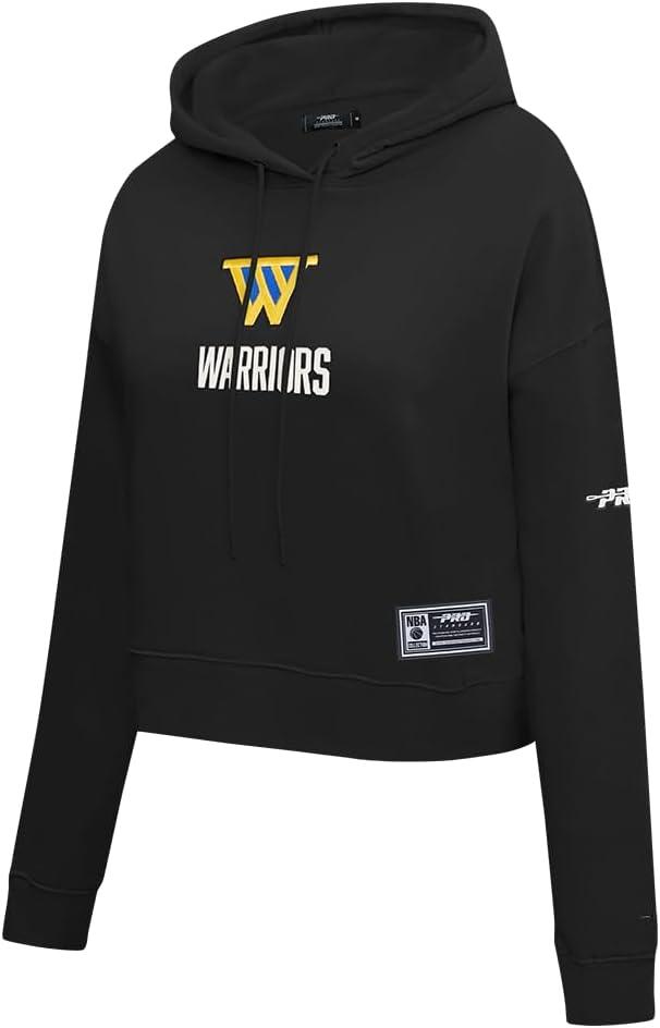 image:imagePro Standard NBA womens Womens Nba Modern Originals Brushed Back French Terry Cropped Pullover HoodieBlack