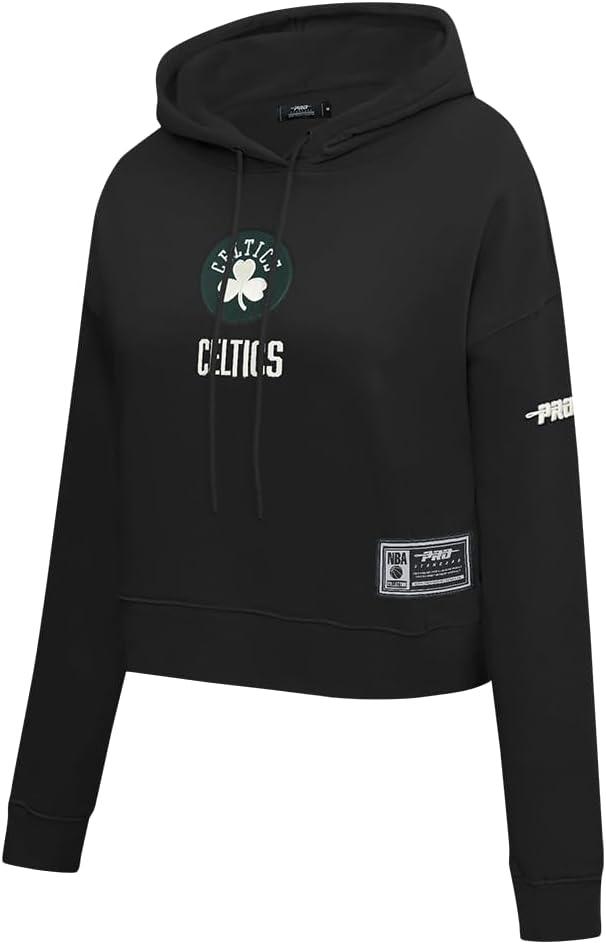 image:imagePro Standard NBA womens Womens Nba Modern Originals Brushed Back French Terry Cropped Pullover HoodieBlack