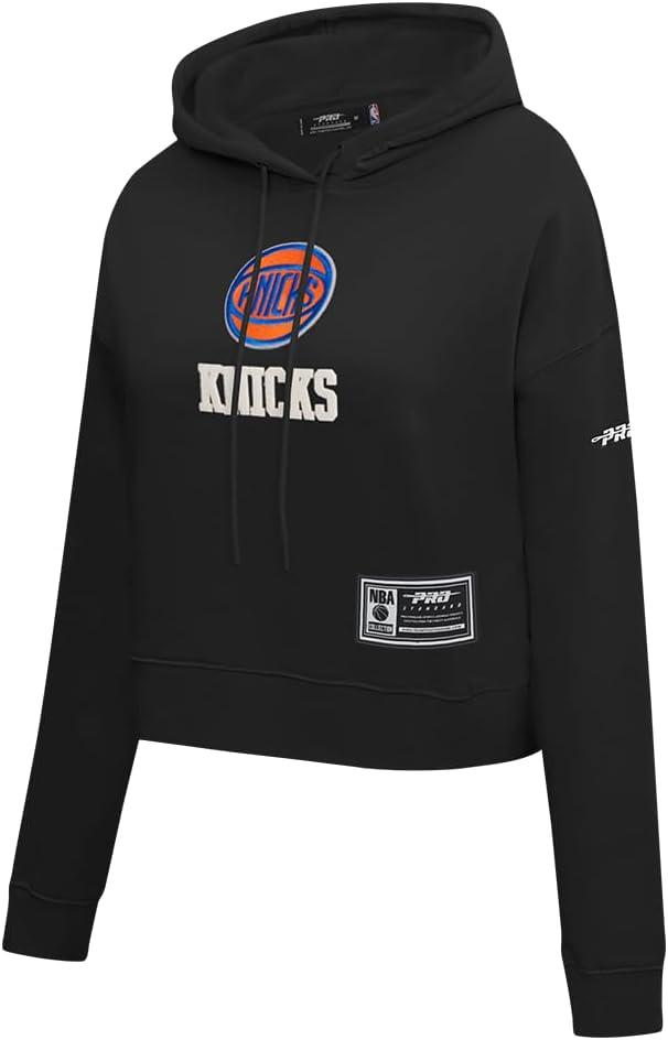 image:imagePro Standard NBA womens Womens Nba Modern Originals Brushed Back French Terry Cropped Pullover HoodieBlack