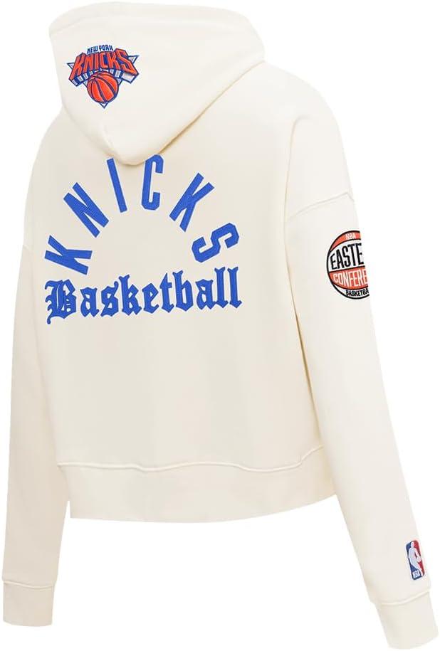 image:imagePro Standard NBA womens Womens Nba Modern Originals Brushed Back French Terry Cropped Pullover HoodieEggshell