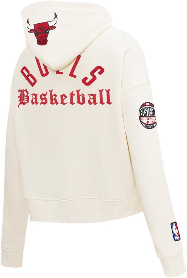 image:imagePro Standard NBA womens Womens Nba Modern Originals Brushed Back French Terry Cropped Pullover HoodieEggshell