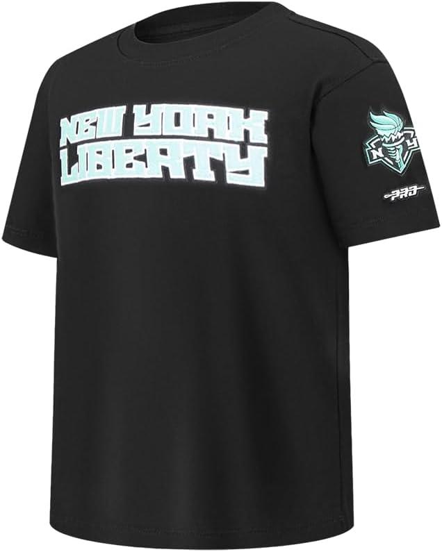 image:imagePro Standard WNBA Boys Big Boys WNBA New York Liberty Classic Player Cotton Short Sleeve TeeBlack