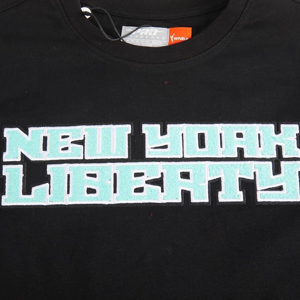 image:imagePro Standard WNBA Boys Big Boys WNBA New York Liberty Classic Player Cotton Short Sleeve TeeBlack