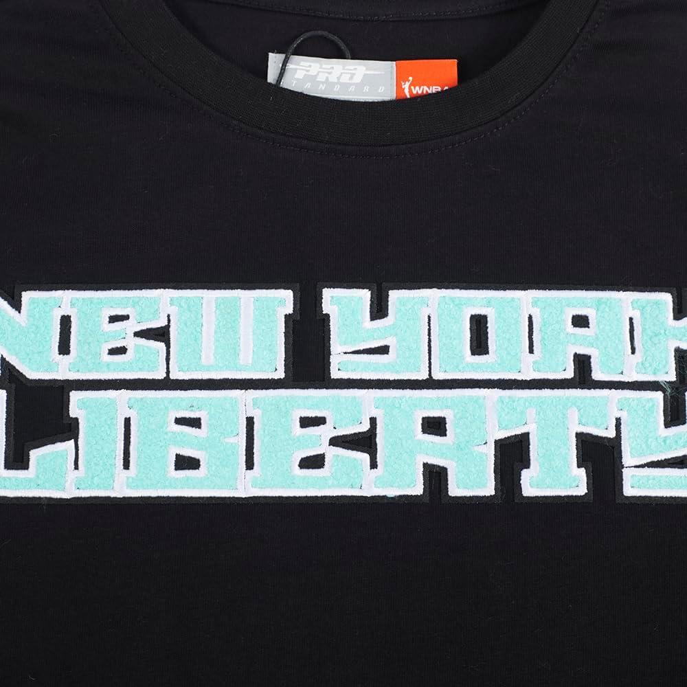 image:imagePro Standard WNBA Boys Big Boys WNBA New York Liberty Classic Player Cotton Short Sleeve TeeBlack