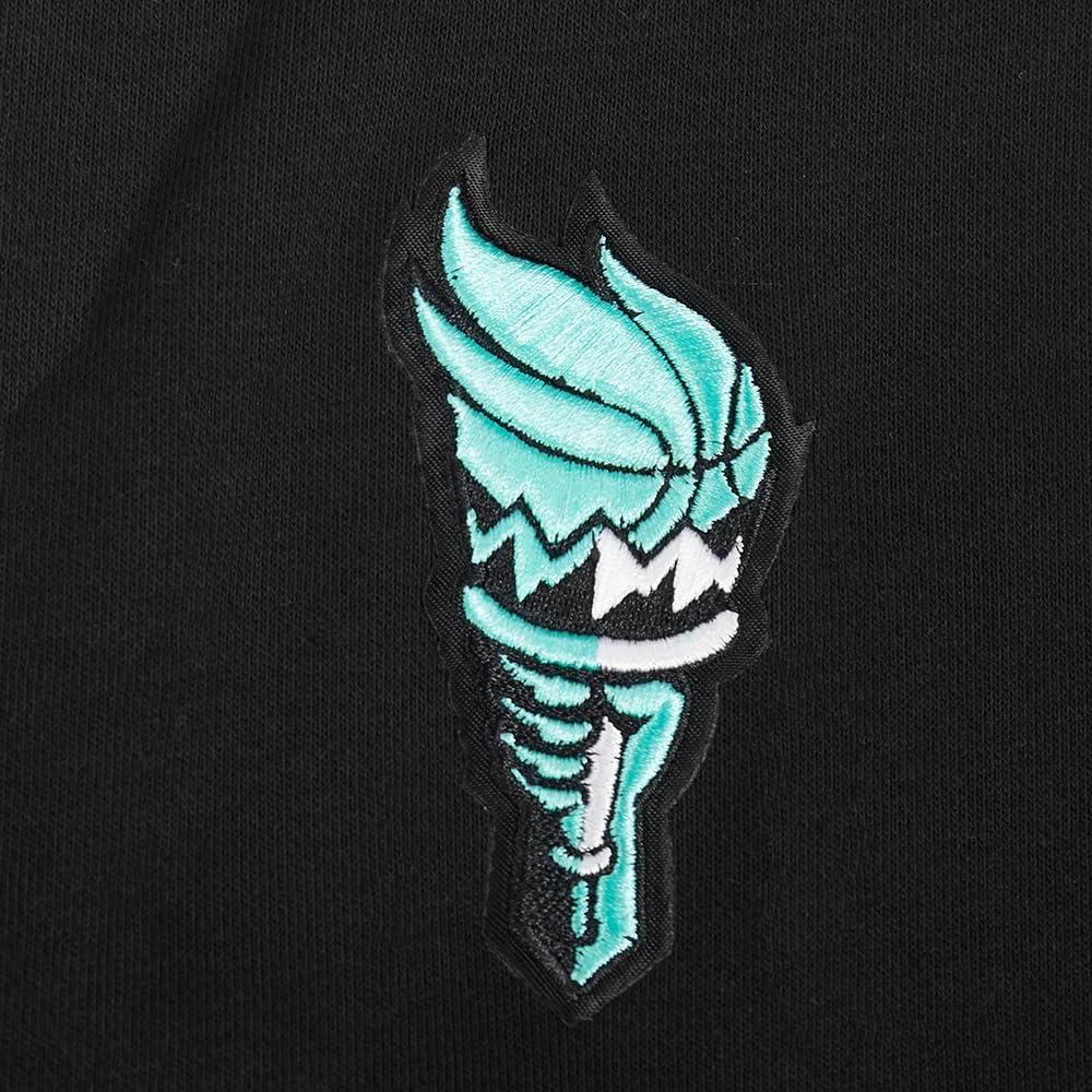 image:imagePro Standard WNBA womens Womens Wnba New York Liberty Classic Player Brushed Back French Terry Crewneck SweatshirtBlack