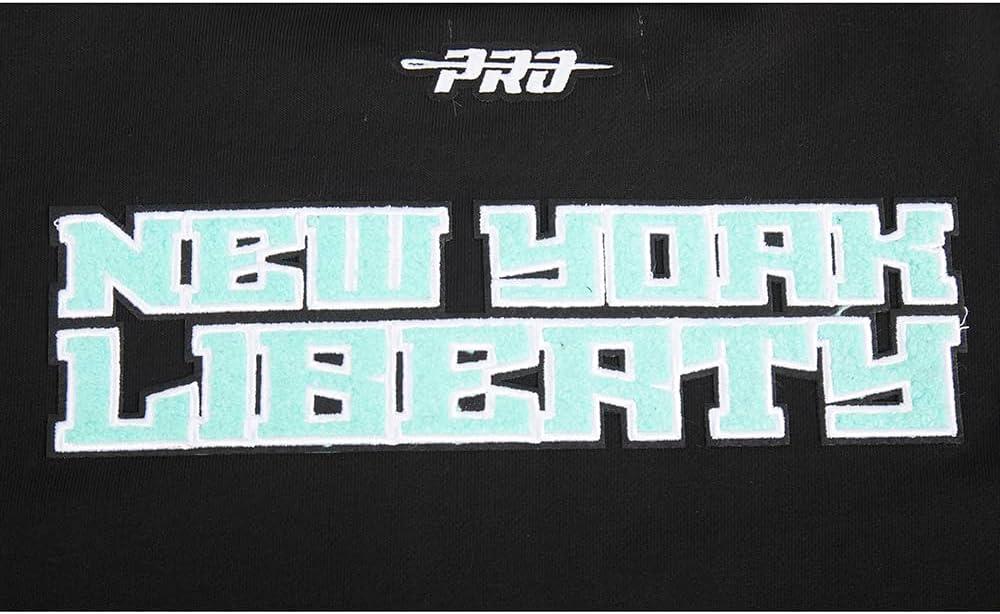 image:imagePro Standard WNBA womens Womens Wnba New York Liberty Classic Player Brushed Back French Terry Crewneck SweatshirtBlack