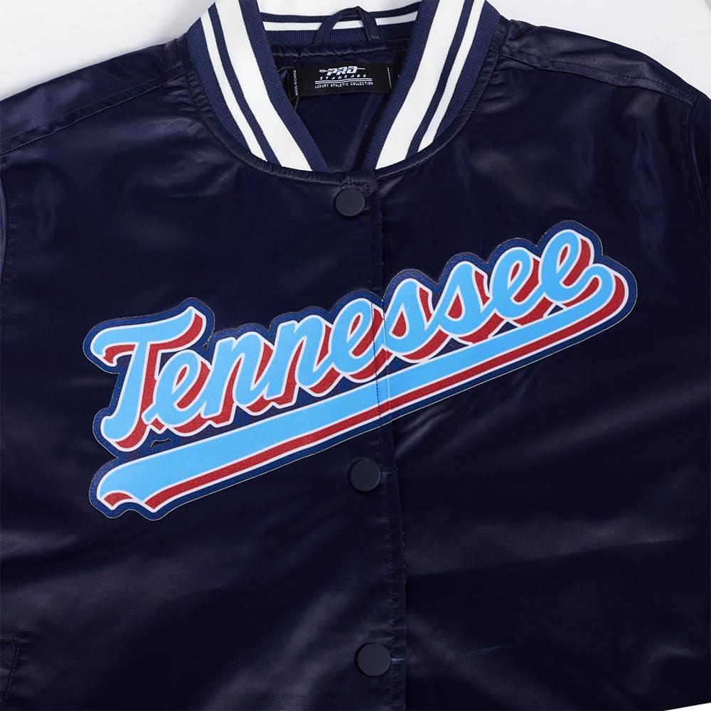 image:imagePro Standard Womens NFL Script Tail Satin JacketBlue
