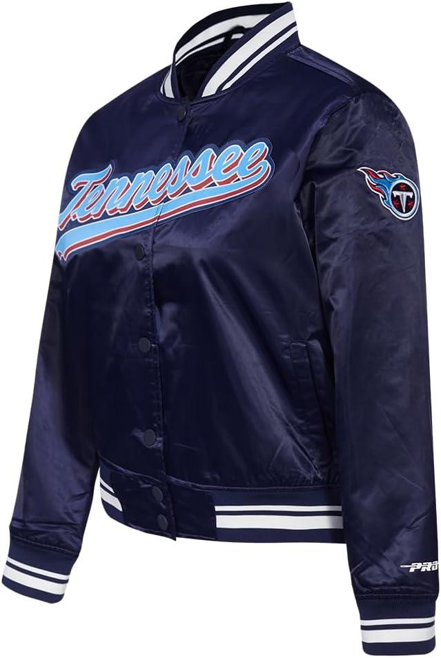 image:imagePro Standard Womens NFL Script Tail Satin JacketBlue