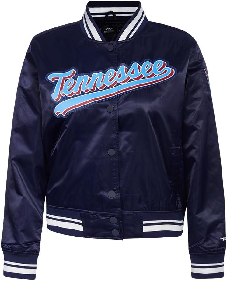 image:imagePro Standard Womens NFL Script Tail Satin JacketBlue