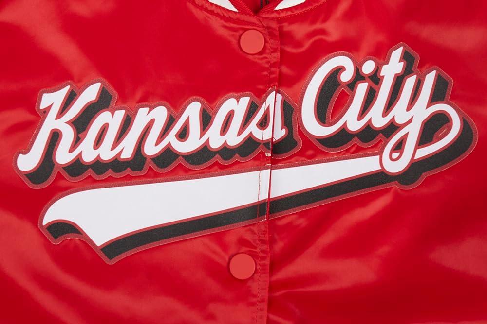 image:imagePro Standard Womens NFL Script Tail Satin JacketRed