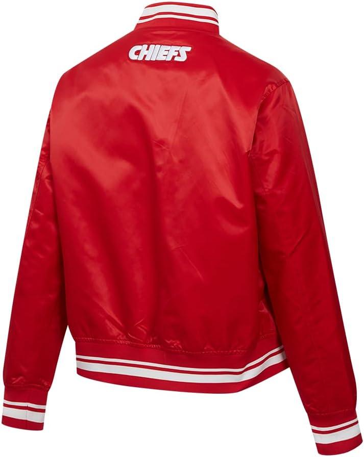 image:imagePro Standard Womens NFL Script Tail Satin JacketRed