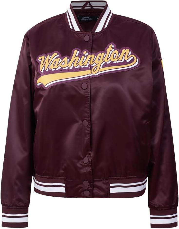 image:imagePro Standard Womens NFL Script Tail Satin JacketRed