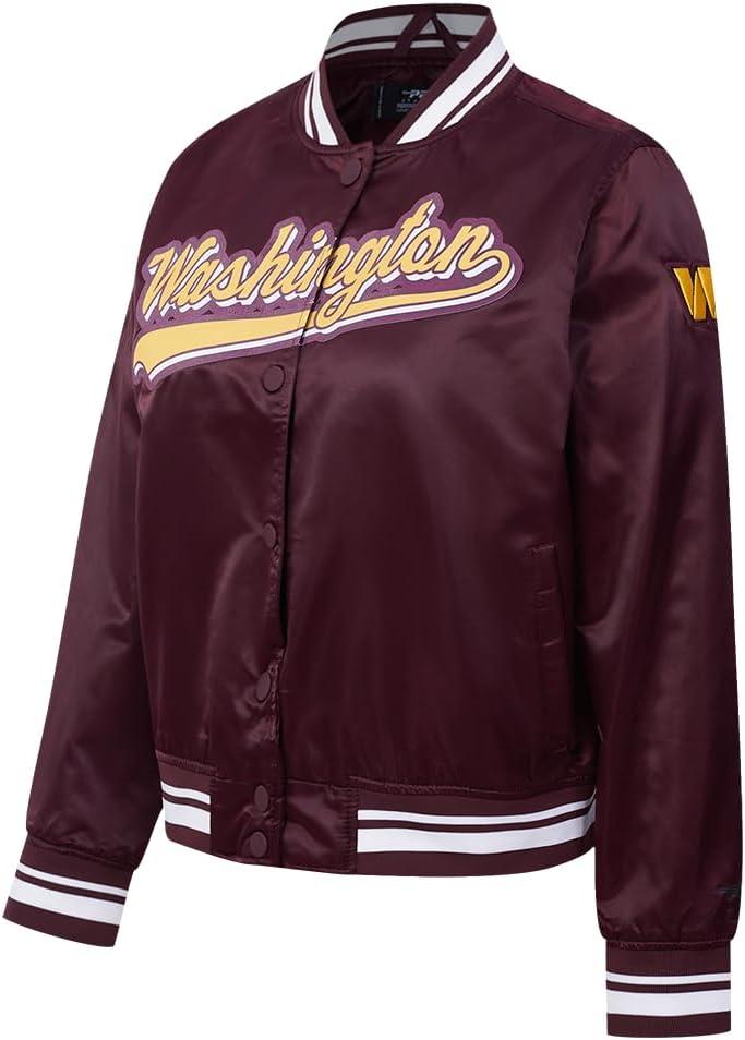 image:imagePro Standard Womens NFL Script Tail Satin JacketRed