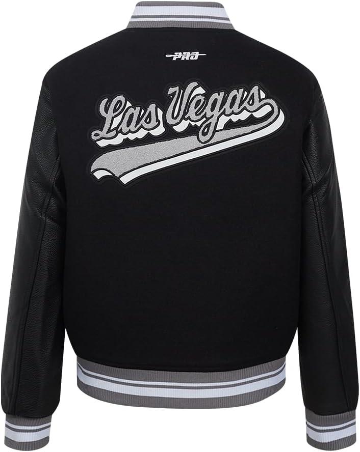 image:imagePro Standard Womens NFL Script Tail Varsity JacketBlack
