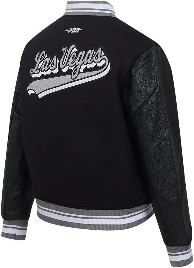 image:imagePro Standard Womens NFL Script Tail Varsity JacketBlack