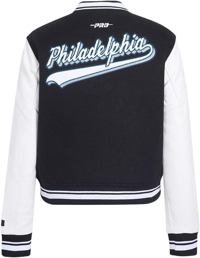 image:imagePro Standard Womens NFL Script Tail Varsity JacketBlack