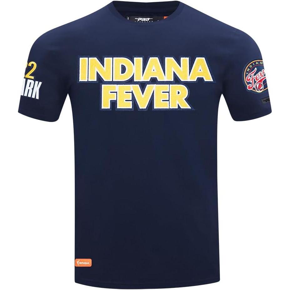 image:imageMens WNBA Indiana Fever Classic Player Name and Number Cotton Single Jersey SS TEEMidnight Navy