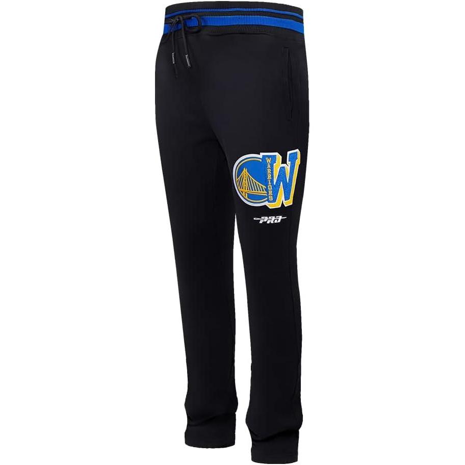 image:imagePro Standard Mens NBA Mash Up Brushed Back French Terry SweatpantBlackRoyal BlueBlack