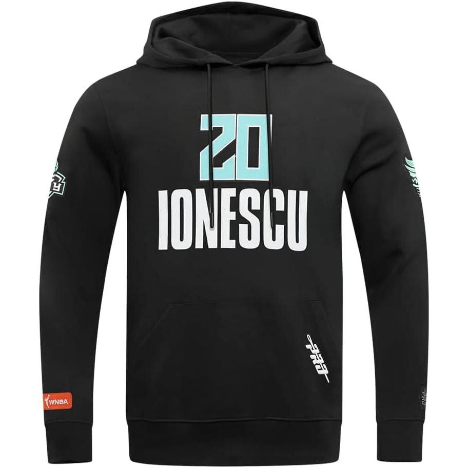 image:imagePro Standard Mens WNBA New York Liberty Classic Player Name And Number Pull Over HoodieBlack