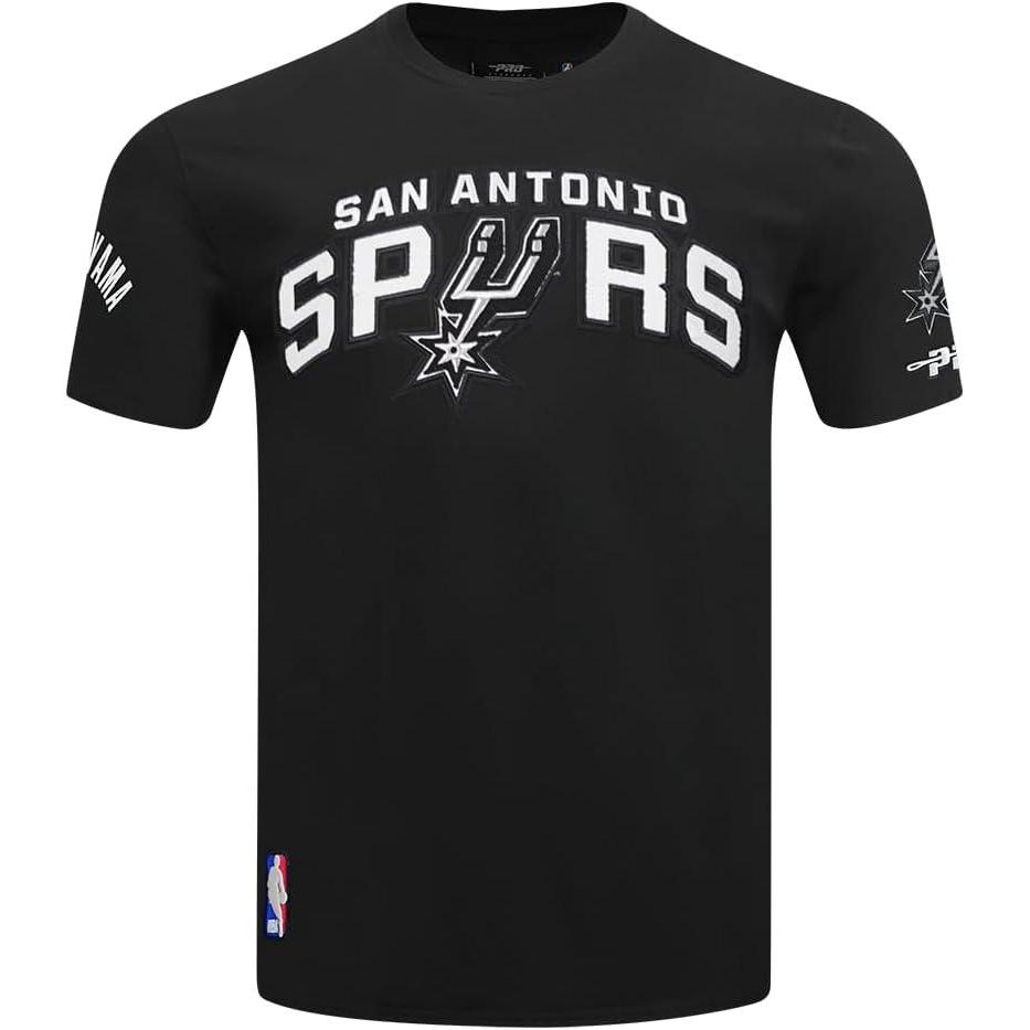 image:imagePro Standard NBA Mens Mens NBA San Antonio Spurs Classic Player Cotton Short Sleeve TeeBlack