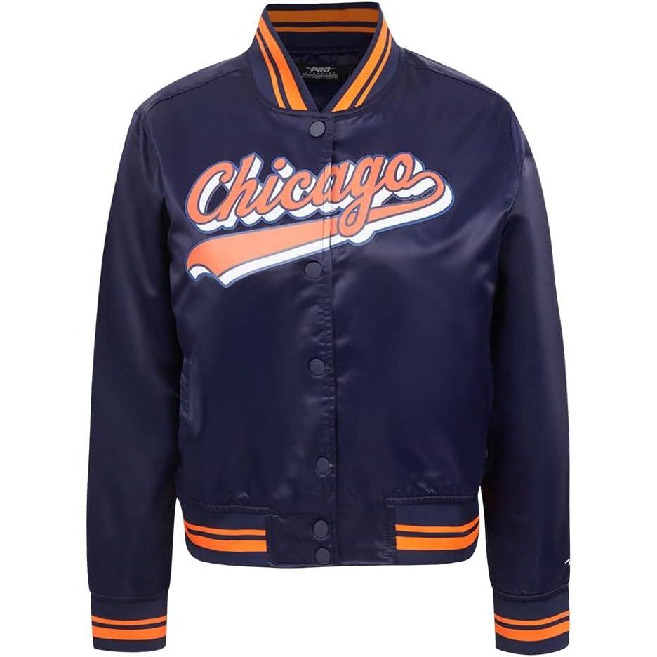 image:imagePro Standard Womens NFL Script Tail Satin JacketBlue