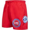 Mens NBA Classic Woven Woven Short(Red)