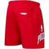 Mens NBA Classic Woven Woven Short(Red)