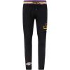 Pro Standard Mens NBA Mash Up Brushed Back French Terry Sweatpant(Black/Purple)