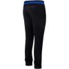 Pro Standard Mens NBA Mash Up Brushed Back French Terry Sweatpant(Black/Royal Blue/Black)