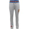 Pro Standard Mens NBA Mash Up Brushed Back French Terry Sweatpant(Heather Grey/Royal/Orange)
