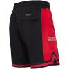 Pro Standard Mens NFL Script Tail Athletic Short(Black/Red)