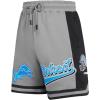Pro Standard Mens NFL Script Tail Athletic Short(Gray/Black)
