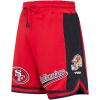 Pro Standard Mens NFL Script Tail Athletic Short(Red/Black)