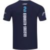 Pro Standard NBA Mens Mens NBA Oklahoma City Thunder Classic Player Cotton Short Sleeve Tee(Midnight Navy)