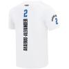 Pro Standard NBA Mens Mens NBA Oklahoma City Thunder Classic Player Cotton Short Sleeve Tee(White)