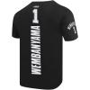 Pro Standard NBA Mens Mens NBA San Antonio Spurs Classic Player Cotton Short Sleeve Tee(Black)