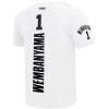Pro Standard NBA Mens Mens NBA San Antonio Spurs Classic Player Cotton Short Sleeve Tee(White)
